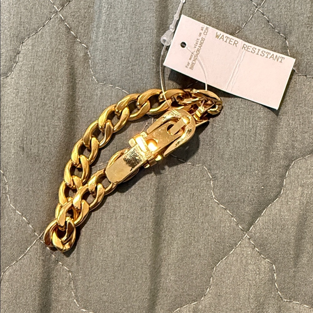 NWT 18k Gold plated Chain Bracelet